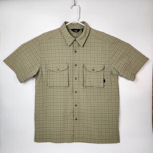 Vtg LL Bean Shirt Mens M‎ Collared Button Up Outdoors Rugged Urban Hiker Utility